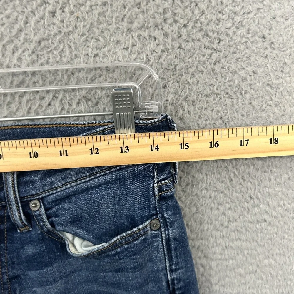 Abercrombie Fitch Jeans Mens 29x32 Blue Denim Straight Stretch Slim Fit Adult‎